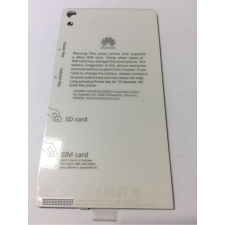 Huawei P6 fehér gyári készülék hátlap mobiltelefon, tablet alkatrész