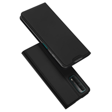  Huawei P smart 2021 telefontok - Dux Ducis fekete flipcover tok tok és táska