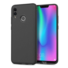 Huawei Szilikon telefonvédő (közepesen ütésálló, csíkos minta) FEKETE [Honor 10 Lite] (5996457836604) tok és táska