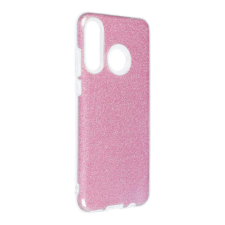 Huawei Telefon tok, Huawei P30 Lite hátlaptok, védőtok, csillámos, pink tok és táska