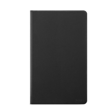Huawei tok álló, bőr hatású (FLIP, oldalra nyíló, asztali tartó funkció) FEKETE [Huawei Mediapad T3 7] (51991968 / 51992112) tablet tok
