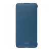 Huawei tok álló, bőr hatású (FLIP, oldalra nyíló) SÖTÉTKÉK