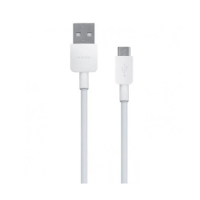 Huawei USB / microUSB töltő- és adatkábel ECO csomagolásban, fehér kábel és adapter