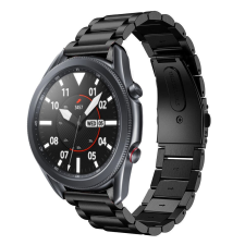  Huawei Watch 3 / Watch 3 Pro okosóra fémszíj - fekete fémszíj okosóra kellék