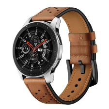  Huawei Watch GT 3 (46 mm) okosóra szíj - TECH-PROTECT Leather barna bőr szíj (22 mm szíj szélesség) okosóra kellék