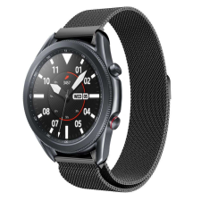 Huawei Watch GT / GT2 / GT2 Pro (46 mm) - mágneses fekete fémszíj okosóra kellék