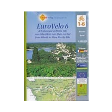 Huber Loire Radweg kerékpáros térkép Huber 1:100 000 EuroVelo 6 Loire völgye kerékpáros térkép 2017 térkép
