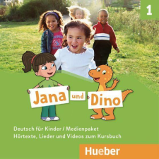 Hueber, M. Verlag JANA UND DINO 1 MEDIENPAKET (AUDIO CD+ DVD-ROM) nyelvkönyv, szótár