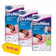 Huggies Drynites éjszakai pelenka 4-7 éves korú lánynak (17-30 kg), 3x10 db pelenka