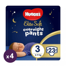 Huggies Elite Soft Overnights Pants éjszakai bugyipelenka 3, 6-11 kg, 92 db pelenka