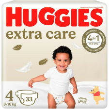 Huggies Extra Care 4 Jumbo pelenka, 8-16 kg, 33 db pelenka