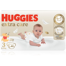 Huggies Extra Care Size 3 eldobható pelenkák 6-10 kg 40 db pelenka