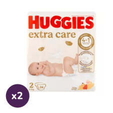 Huggies Extra Care újszülött pelenka 2, 3-6 kg, 96 db pelenka