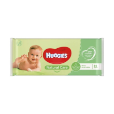 Huggies Natural Care Popsitörlő (56 db/cs) törlőkendő