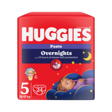 Huggies Overnights éjszakai bugyipelenka 5, 12-17 kg (24 db) pelenka