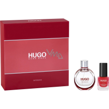 Hugo Boss Hugo Woman, Edp 30ml + lak na nehty červený 4,5 ml kozmetikai ajándékcsomag