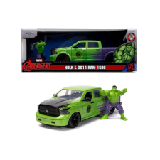  Hulk figura és 2014 Ram 1500 modellautó 1:24 - Avangers autópálya és játékautó