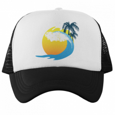 Hullámos Naplemente - Trucker Hálós Baseball Sapka női sapka
