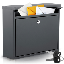 Humberg Postafiók 37,5x30,5x12 cm fekete HM-860 postaláda