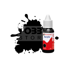 HUMBROL No 21 Black - Gloss - 14ml akrilfesték DB0021 akrilfesték