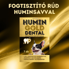  Humin Gold Dental fogtiszító jutalomfalat huminsav adagolásához (S; 110 g) vitamin, táplálékkiegészítő kutyáknak