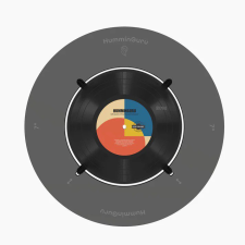 HumminGuru adaptér pro 7“ LP lemezjátszó tartozék