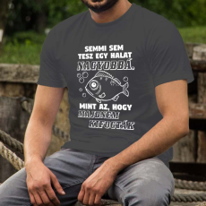  Humoros horgász póló - A méret nem számít