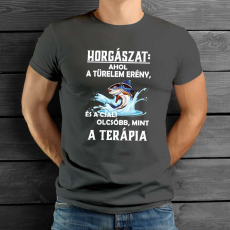  Humoros póló pecásoknak - Horgász terápia