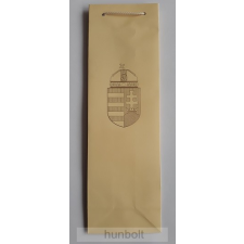 Hunbolt Arany címeres, italos, fényes dísztasak 8x11,5X37 cm - vaj ajándéktasak