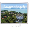 Hunbolt Balatonboglár -Gömbkilátó hűtőmágnes (műanyag keretes)