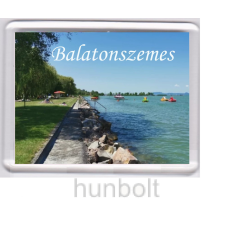Hunbolt Balatonszemes Strand hűtőmágnes (műanyag keretes) hűtőmágnes