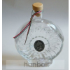 Hunbolt Boros/pálinkás 0,5 l-es üvegkulacs, vaddisznó ón matricával