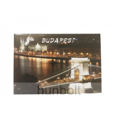 Hunbolt Budapest hűtőmágnes Éjszakai Lánchíd 8x 5,5cm - vinyl hűtőmágnes