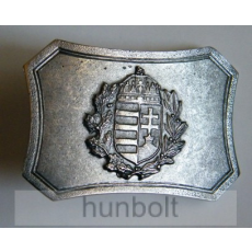 Hunbolt Ezüst színű fém címeres övcsat ( 8x5,5 cm)
