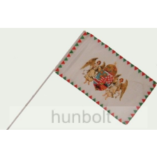 Hunbolt Farkasfogas barna angyalos zászló 30x40 cm, 60 cm-es farúddal dekoráció