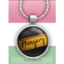 Hunbolt Hungary felírattal üveglencsés kulcstartó kulcstartó
