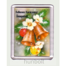 Hunbolt Karácsonyi hűtőmágnes I. (műanyag keretes) hűtőmágnes