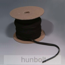 Hunbolt Lapos fekete gumiszalag 5 mm szélességű 10 méter /csomag gumiszalag