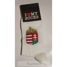 Hunbolt Magyar címeres fehér zokni 46-48 férfi zokni