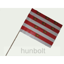 Hunbolt Magyar Gárda zászló 15x25 cm, 40 cm-es műanyag rúddal dekoráció