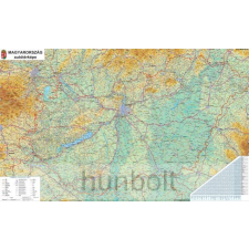 Hunbolt Magyarország autóstérképe 100x70 cm Ívben, fóliázva ajándéktárgy