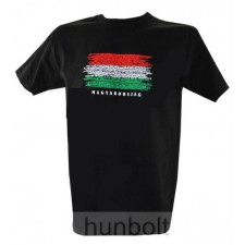 Hunbolt Magyarország feliratos, zászlós póló, S méret férfi póló
