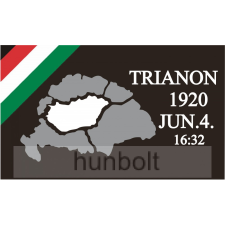 Hunbolt Trianon 1920. jun. 4. zászló 40x60 cm dekoráció