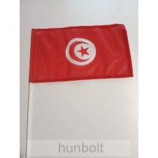 Hunbolt Tunézia zászló 15x25cm, 40cm-es műanyag rúddal dekoráció
