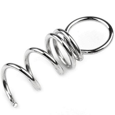  Hungarocell akasztó, ezüst. Mérete: 10x30 mm dekorációs kellék