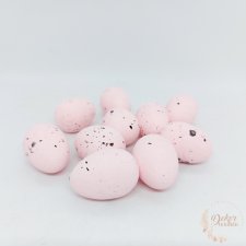 Hungarocell tojás - 4 cm - rózsaszín dekorációs kellék