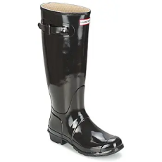 Hunter Gumicsizmák WOMEN'S ORIGINAL TALL GLOSS Fekete 40 / 41