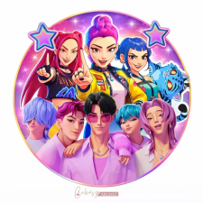  Huntrix, K-Pop, Démonvadászok ostyalap, tortaostya sütés és főzés