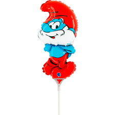 Hupikék törpikék Papa mini fólia lufi 35 cm (WP) party kellék