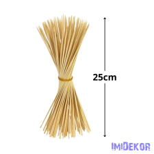  Hurkapálca 2,5mm x 25cm 100db/csomag dekorációs kellék